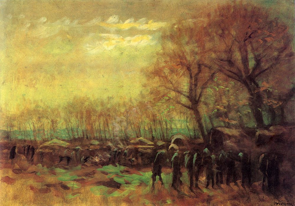 On the Edge of a Forest, Camping art print by Laszlo Mednyanszky for $57.95 CAD