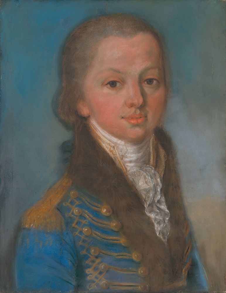 Mednyanszky, Laszlo art print by Portrait of Baron Joseph Mednyanszky at Young Age for $57.95 CAD