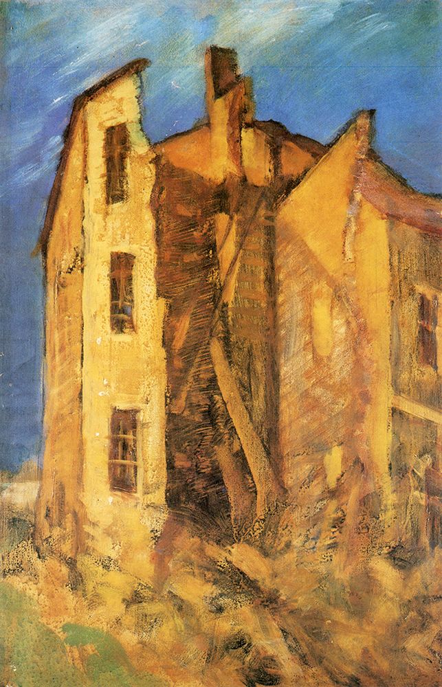 Ruins in a Town art print by Laszlo Mednyanszky for $57.95 CAD