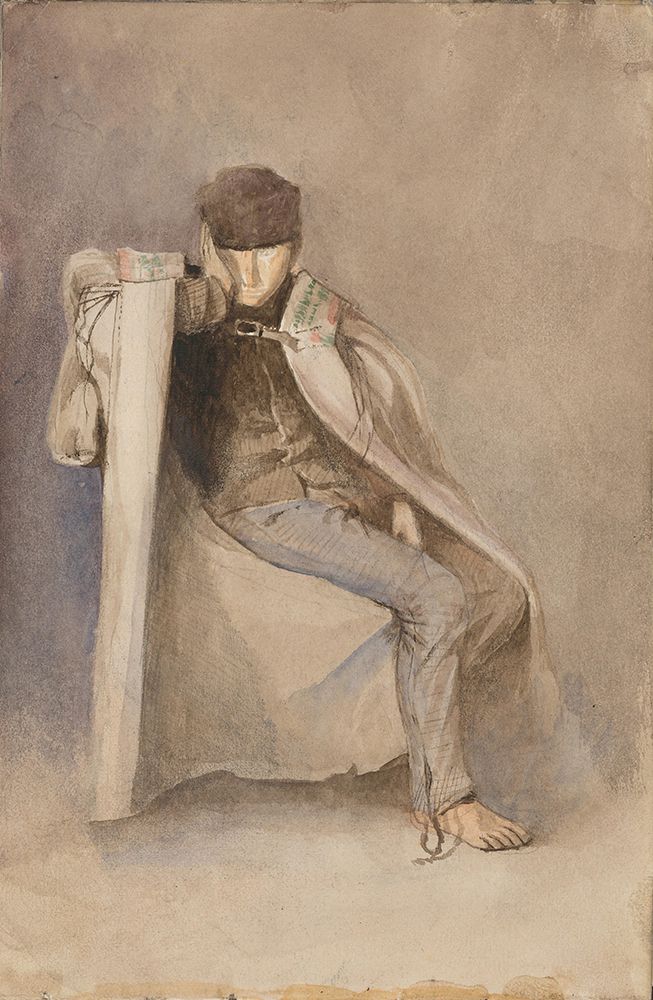 Study art print by Laszlo Mednyanszky for $57.95 CAD