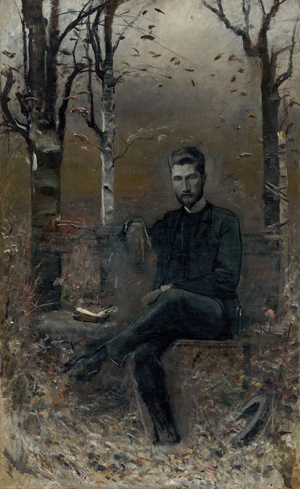 Zsigmond Just in Park art print by Laszlo Mednyanszky for $57.95 CAD