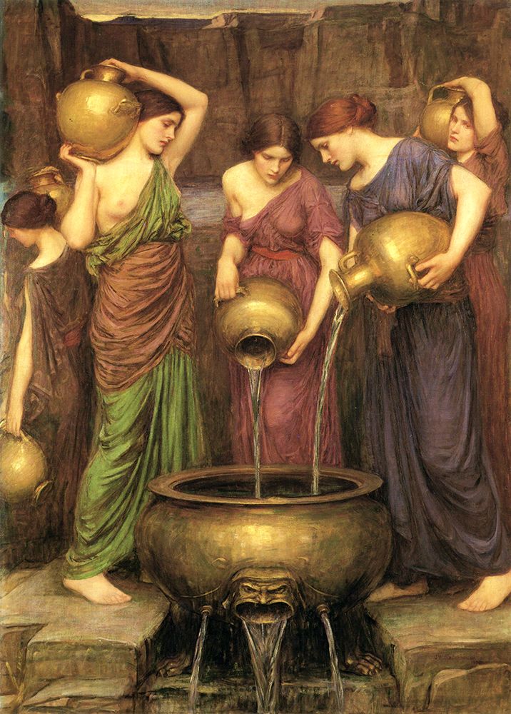Waterhouse, John William art print by The Danaides 1906 for $57.95 CAD
