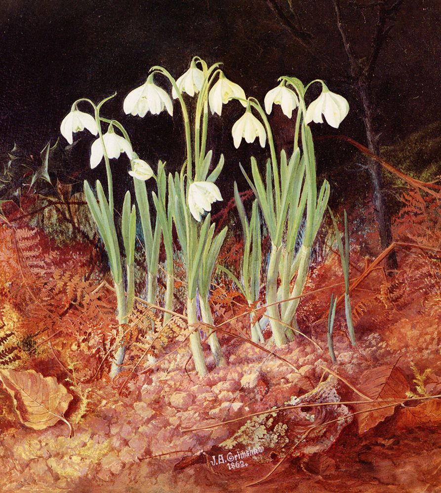 Grimshaw, John Atkinson art print by Fair Maids of February 1862 for $57.95 CAD