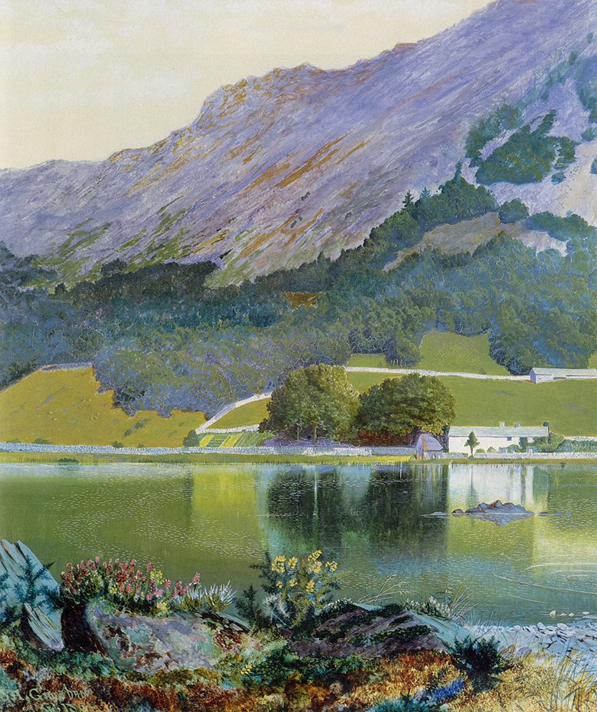 Grimshaw, John Atkinson art print by Nab Scar detail 1864 for $57.95 CAD