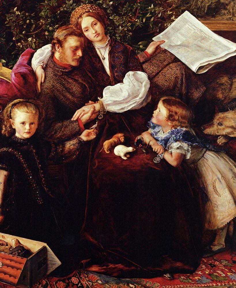 Millais, John Everett art print by Peace Concluded 1856 for $57.95 CAD