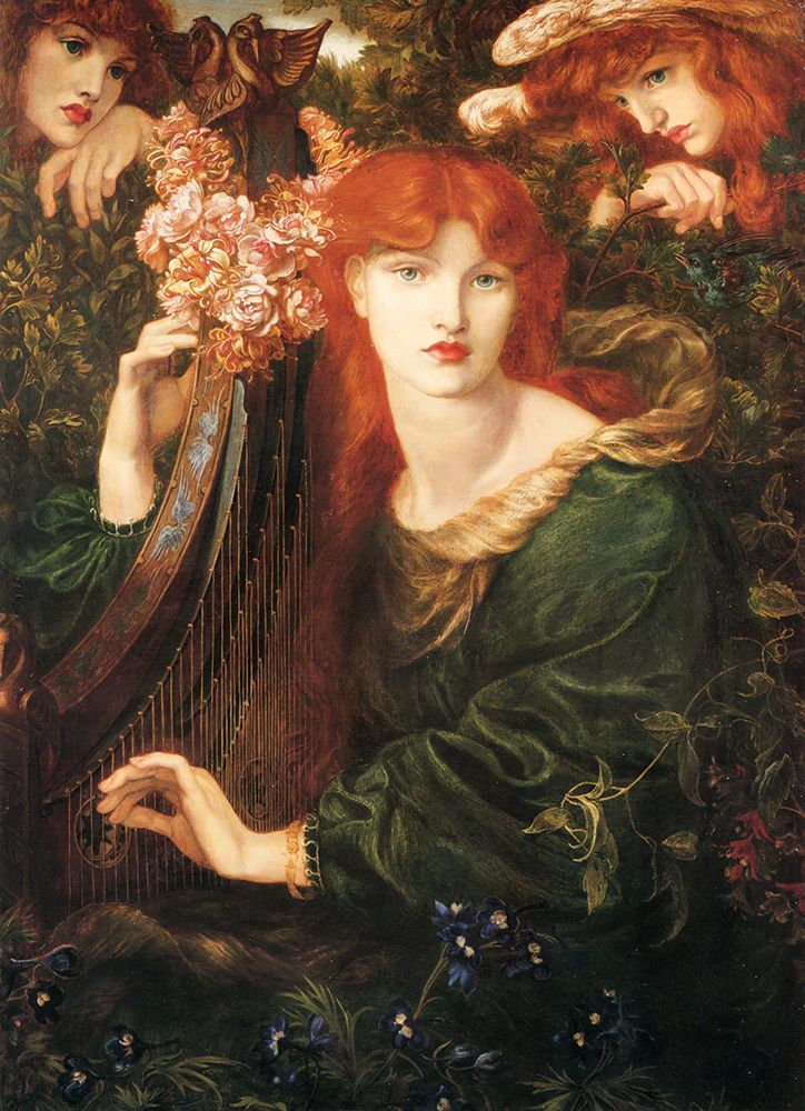 Rossetti, Dante Gabriel art print by La Ghirlandata 1873 for $57.95 CAD