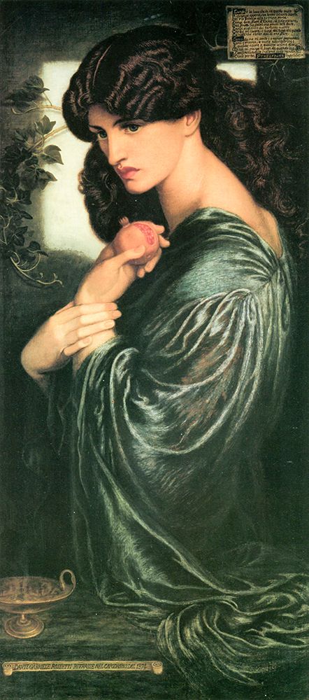 Rossetti, Dante Gabriel art print by Proserpine 1874 for $57.95 CAD