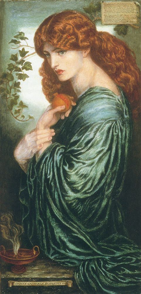 Rossetti, Dante Gabriel art print by Proserpine 1882 for $57.95 CAD
