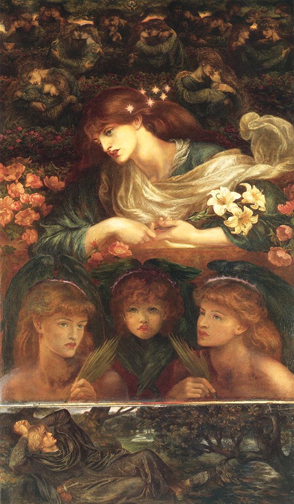 Rossetti, Dante Gabriel art print by The Blessed Damozel ca 1875 for $57.95 CAD