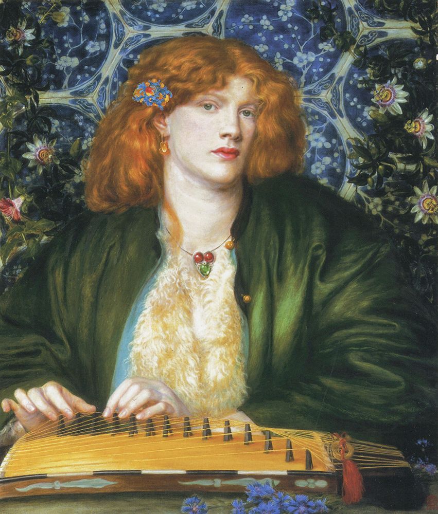 Rossetti, Dante Gabriel art print by The Blue Bower 1865 for $57.95 CAD