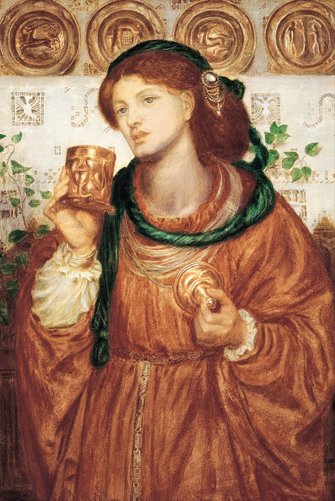 Rossetti, Dante Gabriel art print by The Loving Cup ca 1860 for $57.95 CAD