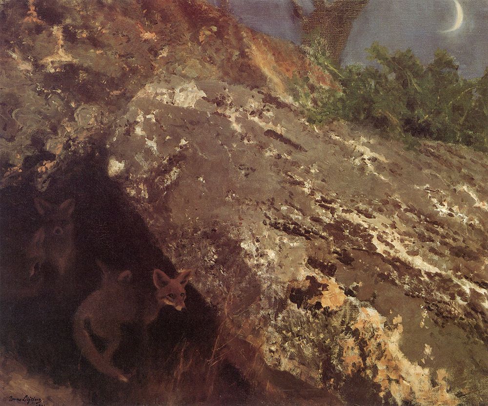 Liljefors, Bruno art print by Fox Cubs 1901 for $57.95 CAD