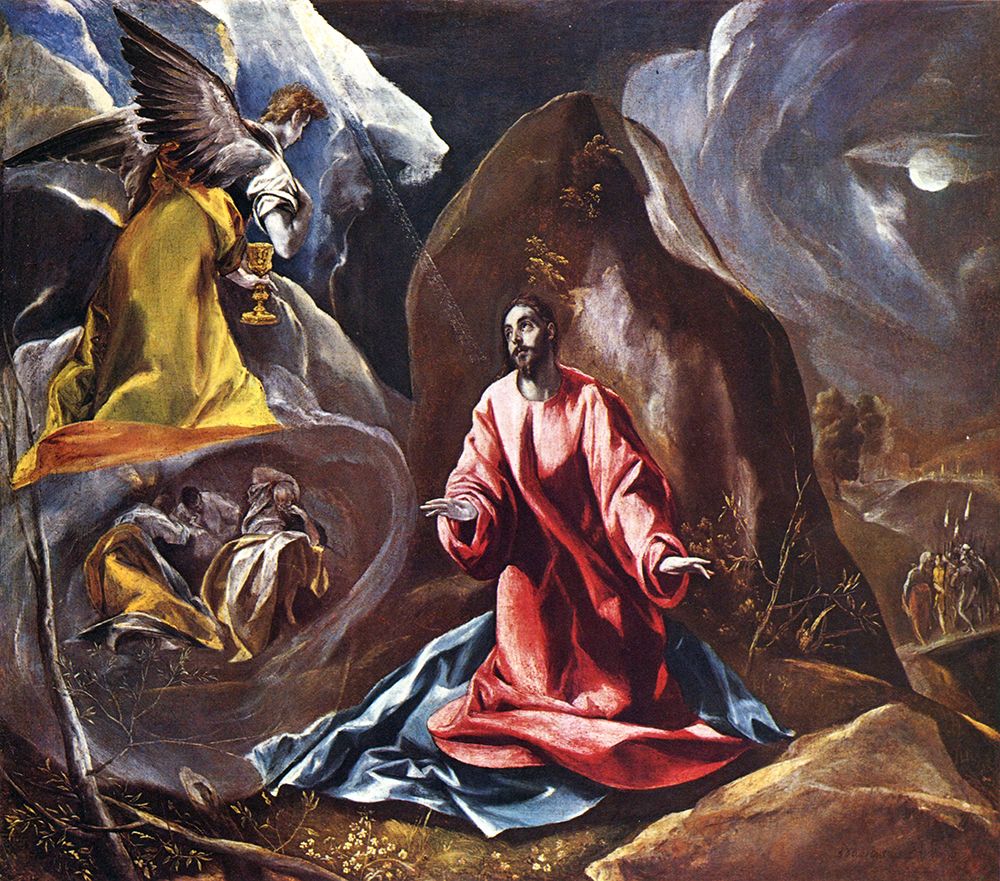 El Greco art print by The Agony in the Garden ca 1595 for $57.95 CAD