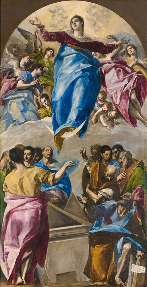 El Greco art print by The Assumption of the Virgin 1577 for $57.95 CAD