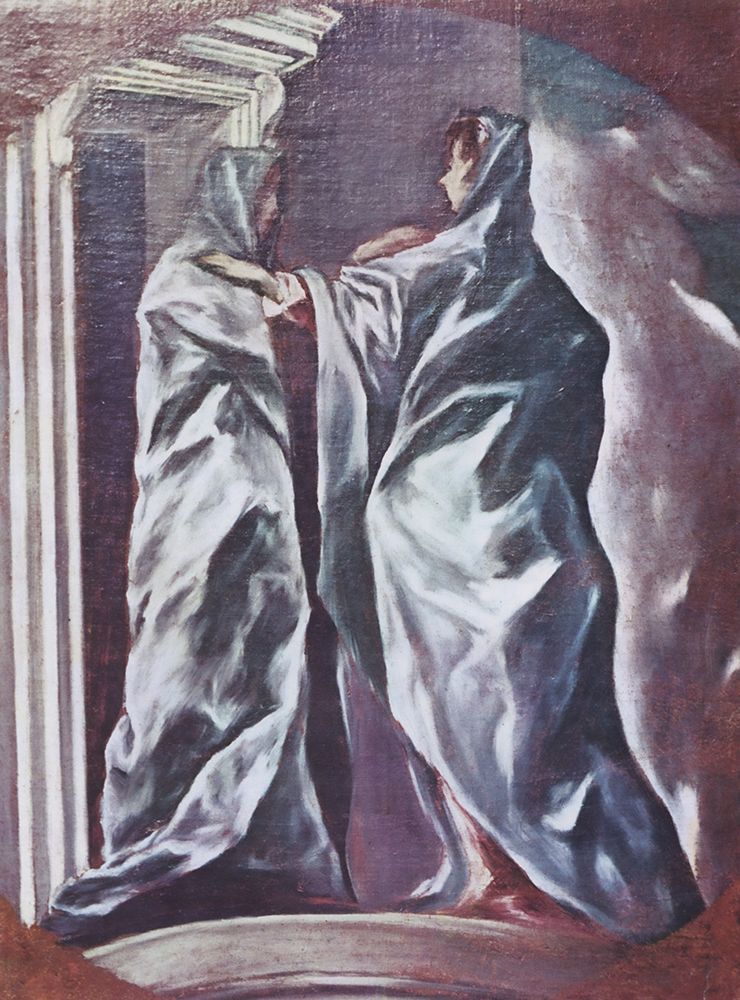 El Greco art print by The Visitation ca 1610 for $57.95 CAD
