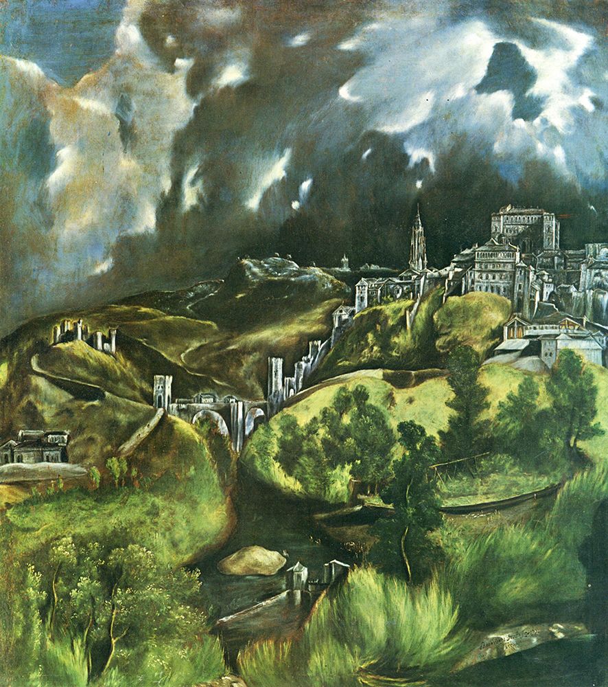 El Greco art print by Toledo ca 1597 for $57.95 CAD