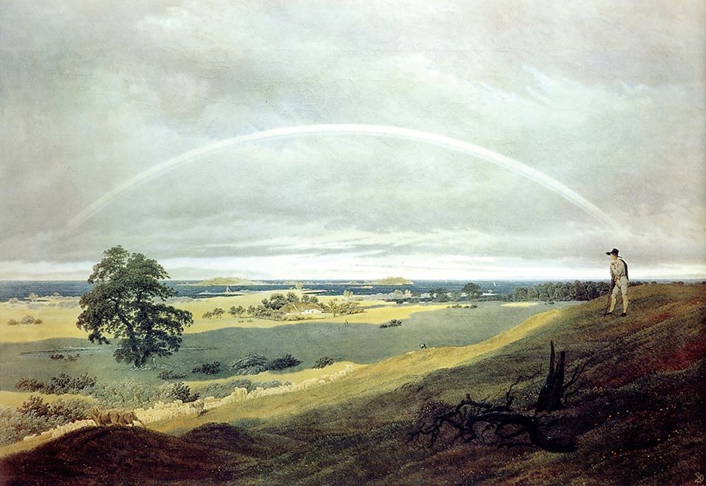 Friedrich, Caspar David art print by Landscape with Rainbow 1810 for $57.95 CAD