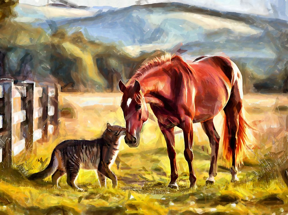 Best Friends I art print by Vanessa Knight for $57.95 CAD