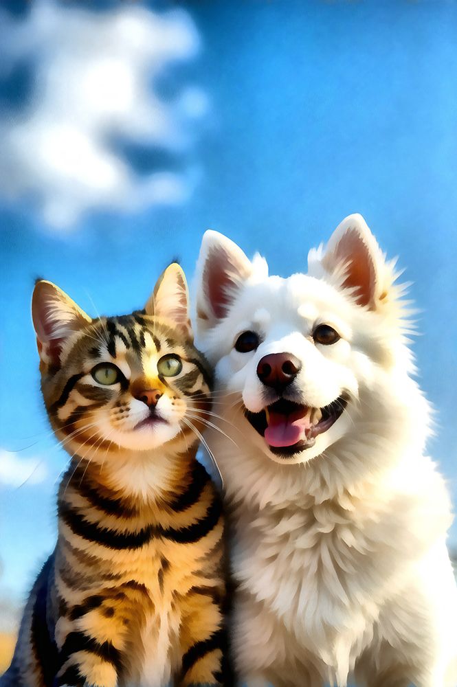 Cute Buddies II art print by Vanessa Knight for $57.95 CAD