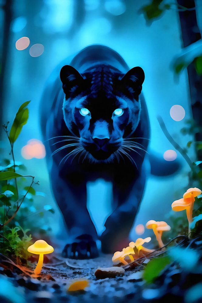 Fantasy Black Panther art print by Vanessa Knight for $57.95 CAD