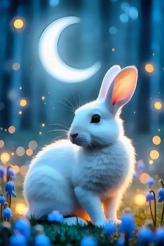 Fantasy Bunny art print by Vanessa Knight for $57.95 CAD