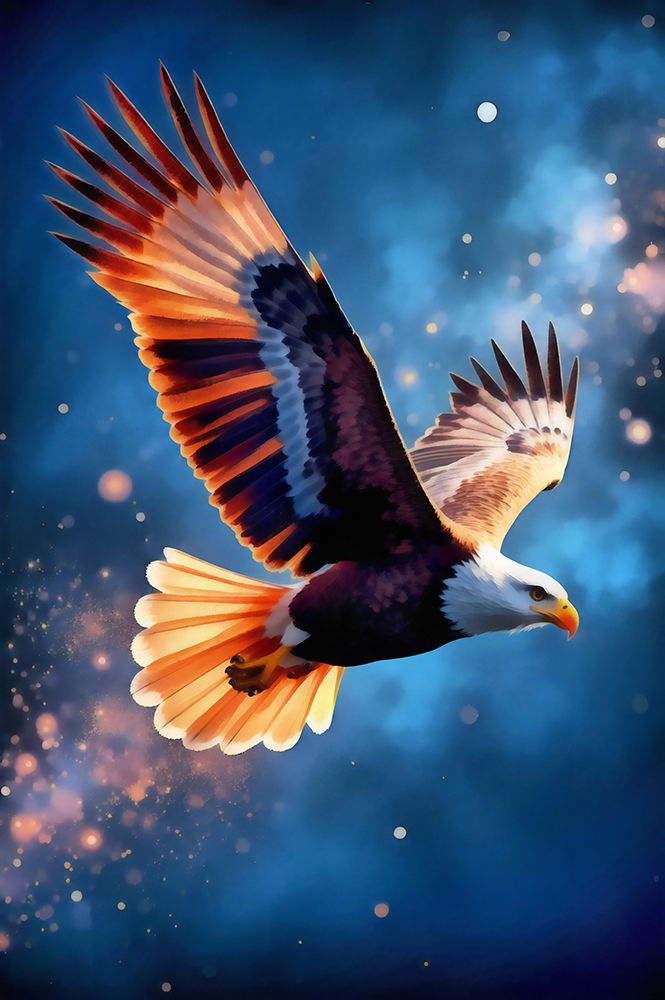 Fantasy Eagle art print by Vanessa Knight for $57.95 CAD