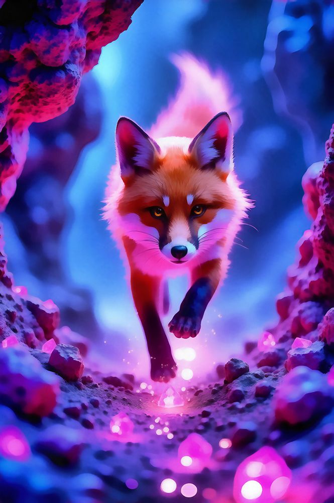 Fantasy Fox art print by Vanessa Knight for $57.95 CAD