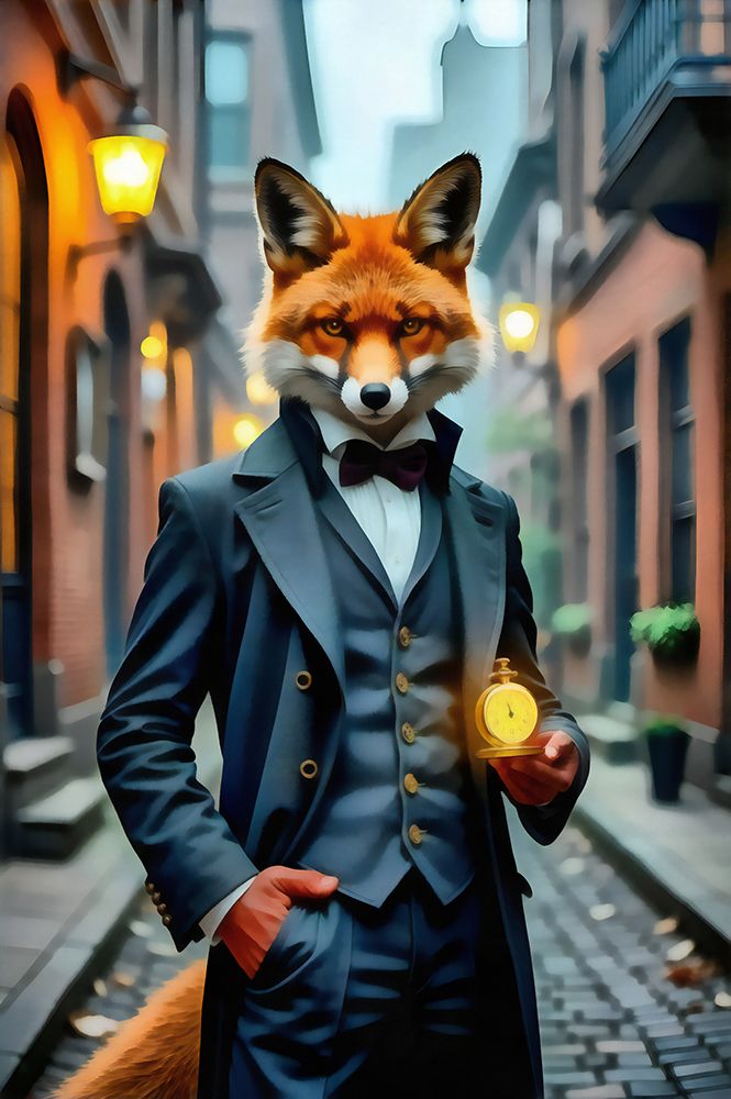 Fantasy Mr Fox art print by Vanessa Knight for $57.95 CAD
