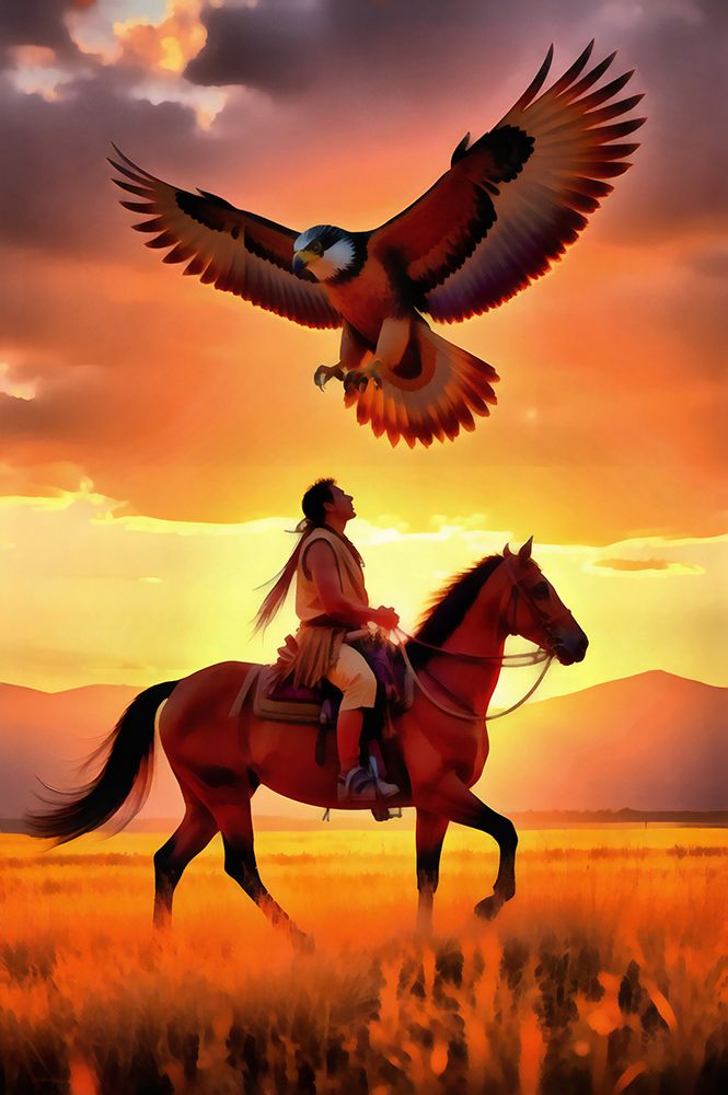 Fantasy Native American art print by Vanessa Knight for $57.95 CAD