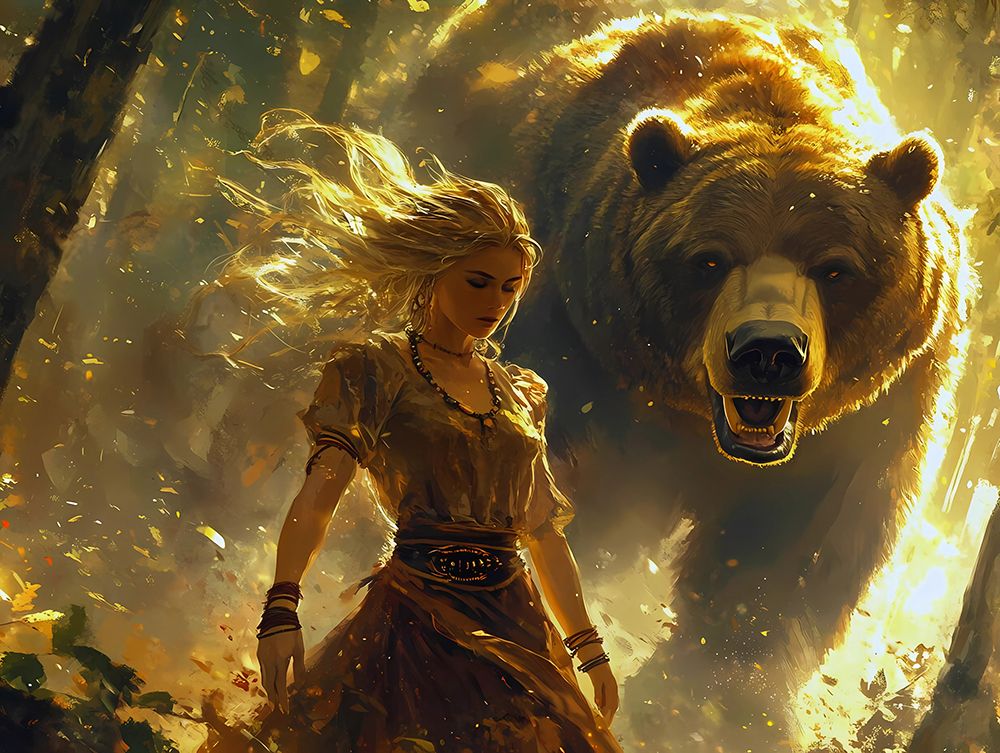 Fantasy The Way of The Warrior art print by Vanessa Knight for $57.95 CAD