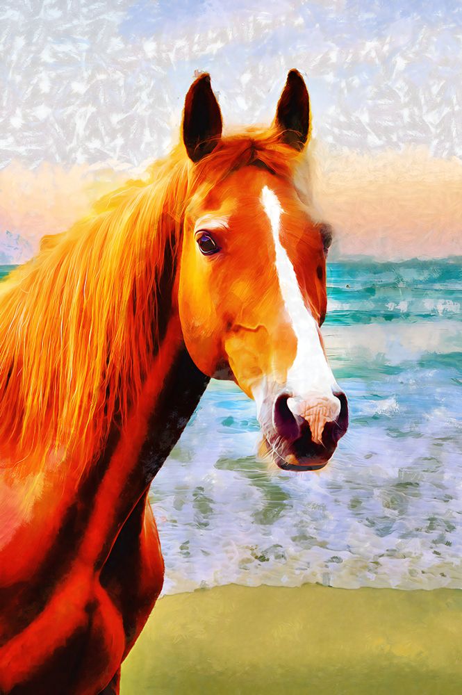 Horse Abstraction III art print by Vanessa Knight for $57.95 CAD
