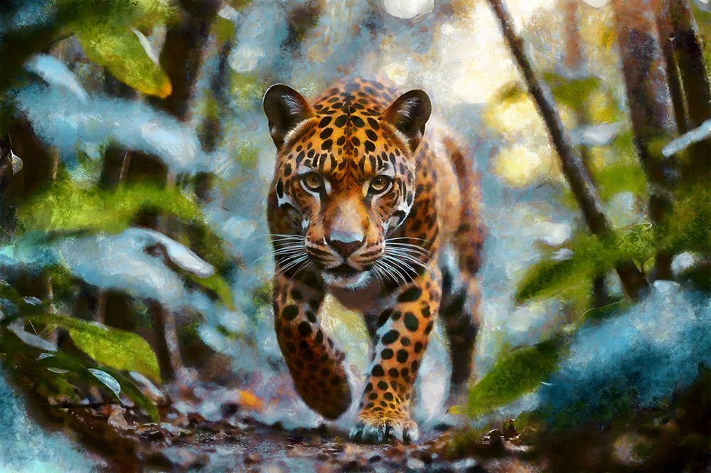 Leopard Prowl art print by Vanessa Knight for $57.95 CAD