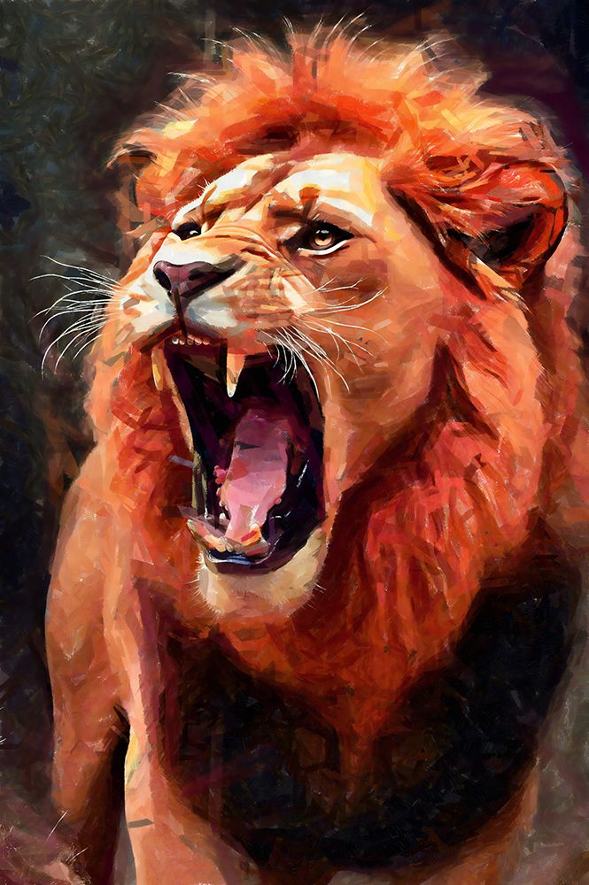 Lion Roar art print by Vanessa Knight for $57.95 CAD