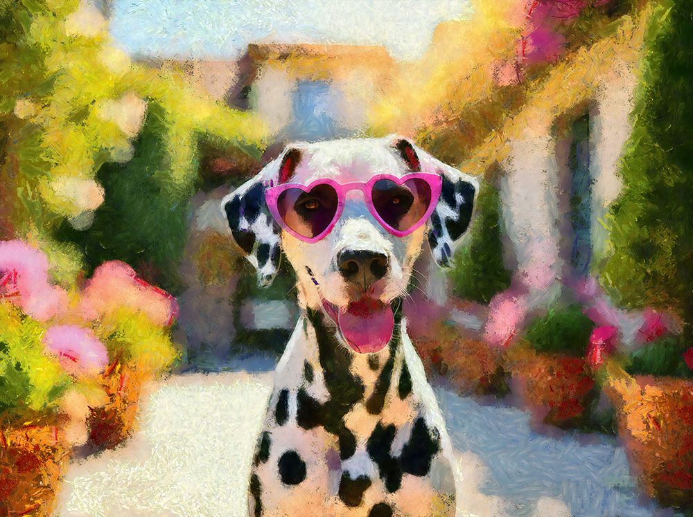 Love Dog I art print by Vanessa Knight for $57.95 CAD