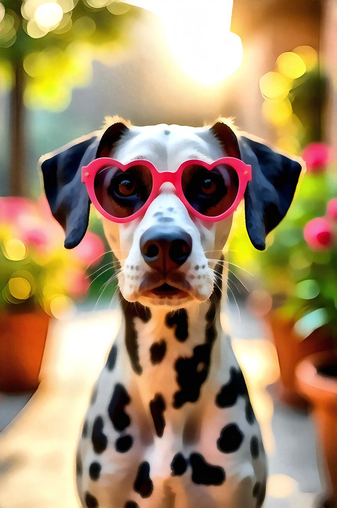 Love Dog II art print by Vanessa Knight for $57.95 CAD