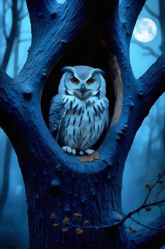 Night Owl art print by Vanessa Knight for $57.95 CAD
