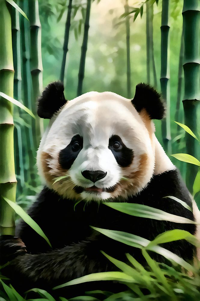 Panda Snacks art print by Vanessa Knight for $57.95 CAD