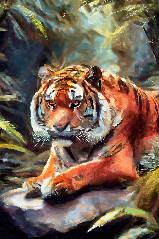 Royal Tiger art print by Vanessa Knight for $57.95 CAD