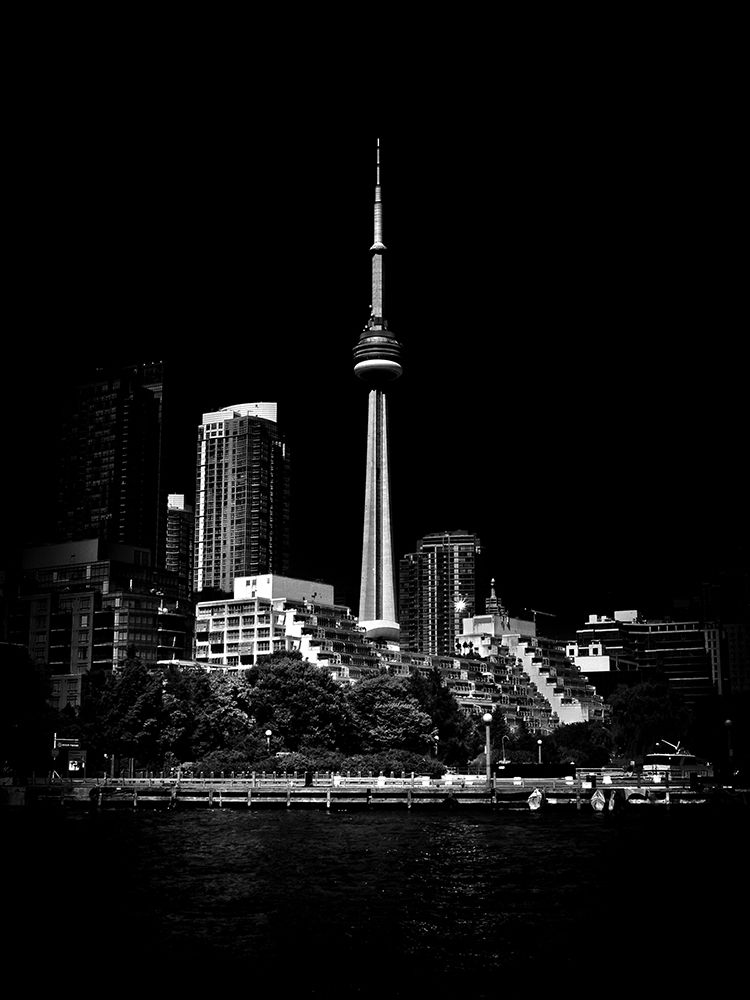 CN Tower from Bathhurst Quay Toronto art print by Brian Carson for $57.95 CAD