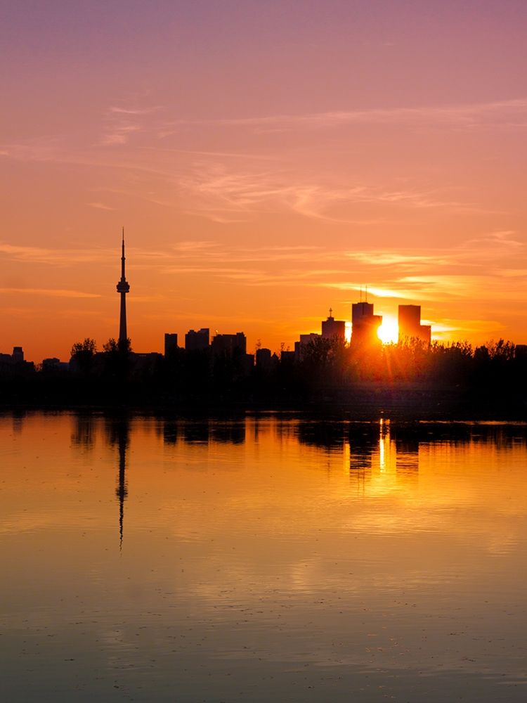 Leslie Street Spit Toronto at Sunset art print by Brian Carson for $57.95 CAD