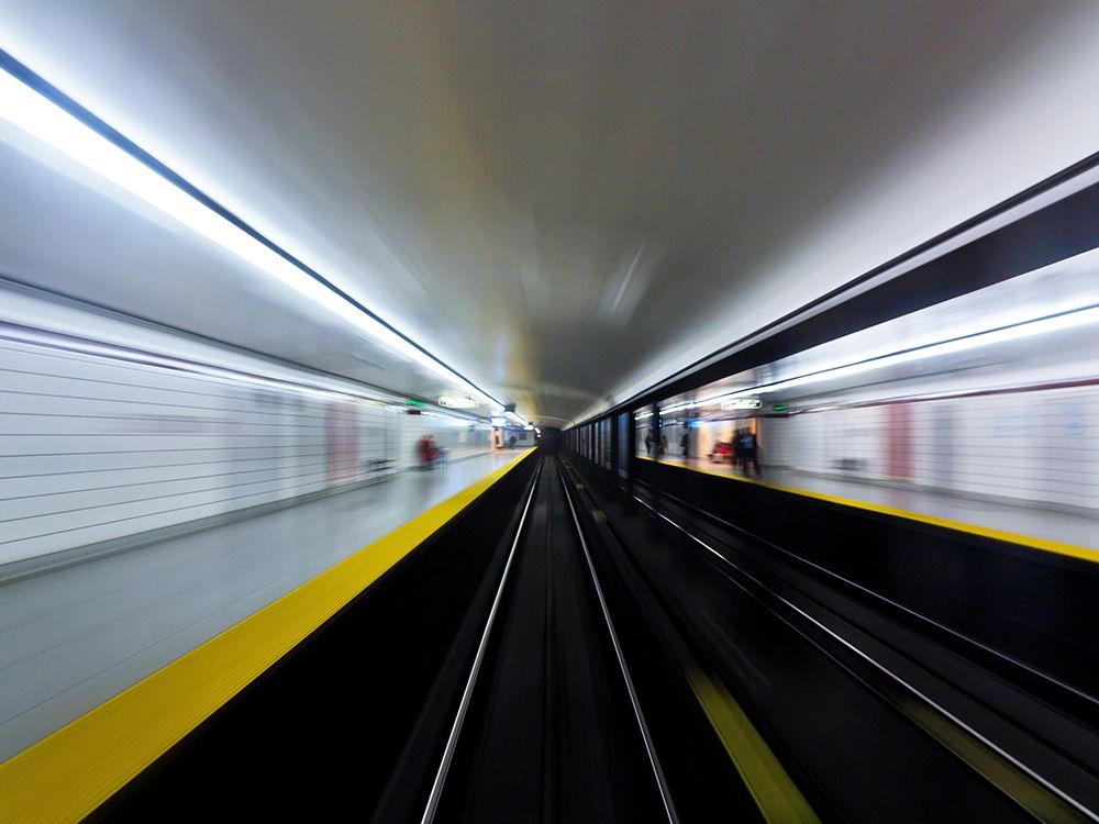 Toronto Subway System Speed No 3 art print by Brian Carson for $57.95 CAD