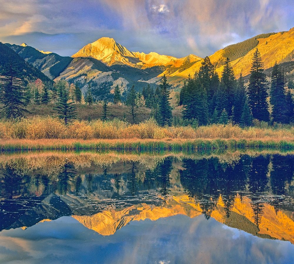 Haystack Mountain-Maroon Bells-Snowmass Wilderness near Aspen-Colorado art print by Tim Fitzharris for $57.95 CAD