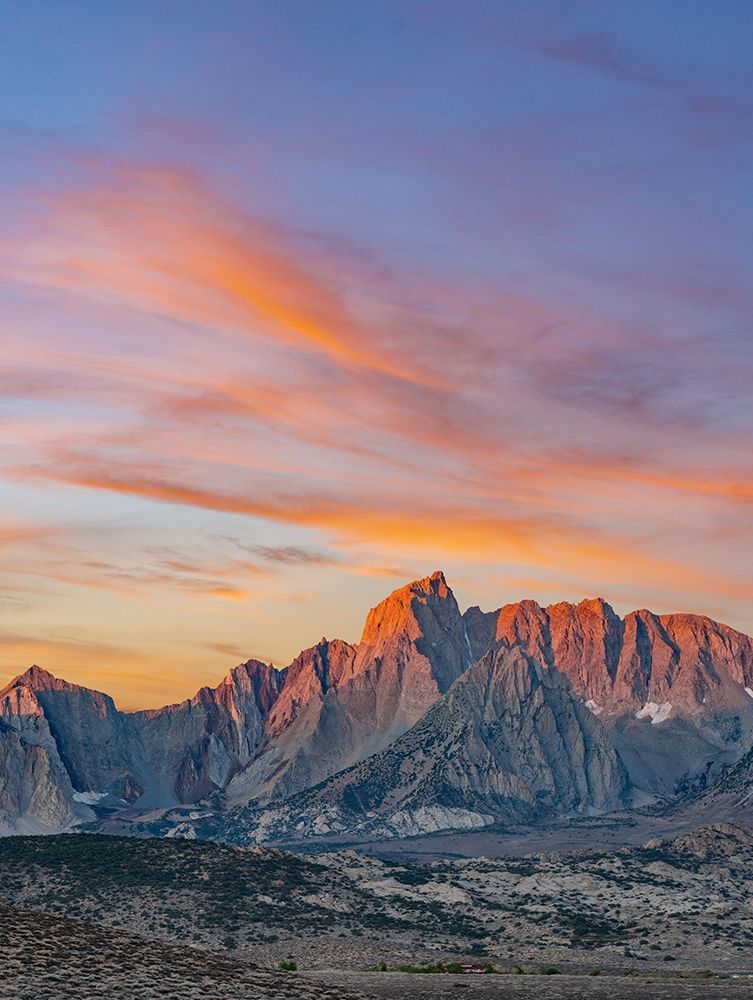 Sunrise on Sierra Nevada from Owens Valley-California art print by Tim Fitzharris for $57.95 CAD
