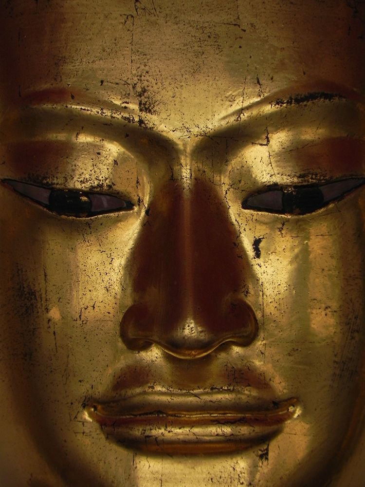 Antique Gold Buddha Statue Face art print by Artographie for $57.95 CAD