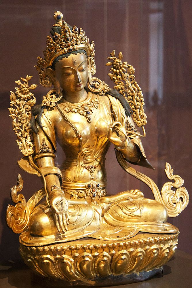 Antique Gold Buddha Statue II art print by Artographie for $57.95 CAD