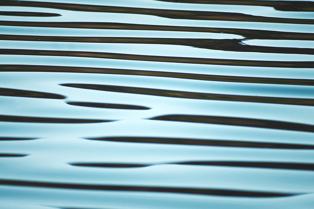 Blue Ripples art print by Artographie for $57.95 CAD