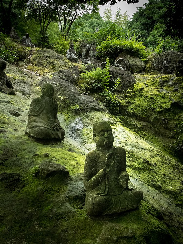 Buddha Statues on Hillside art print by Artographie for $57.95 CAD