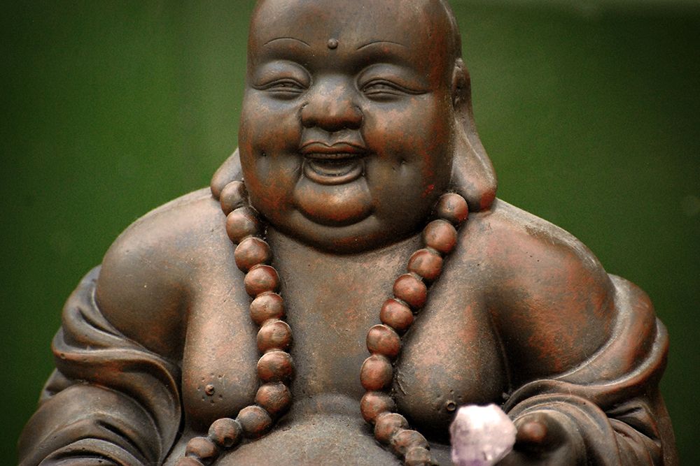 Laughing Buddha art print by Artographie for $57.95 CAD