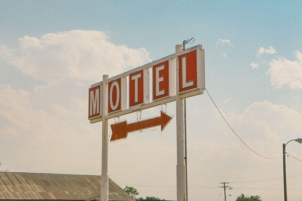 Motel Sign art print by Artographie for $57.95 CAD