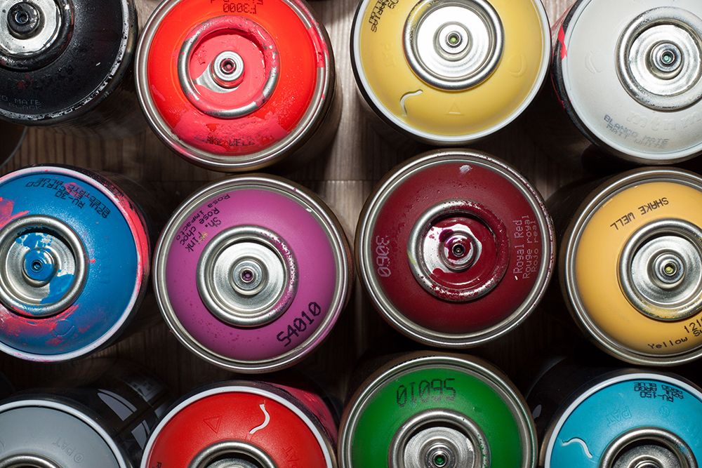 Spray Cans art print by Artographie for $57.95 CAD